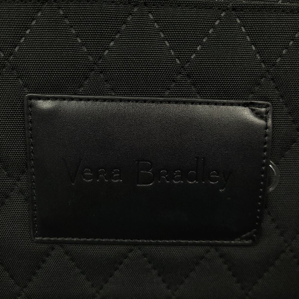 Vera Bradley Quilted Rolling Carry On Travel Bag Luggage Suitcase Black - Picture 9 of 16